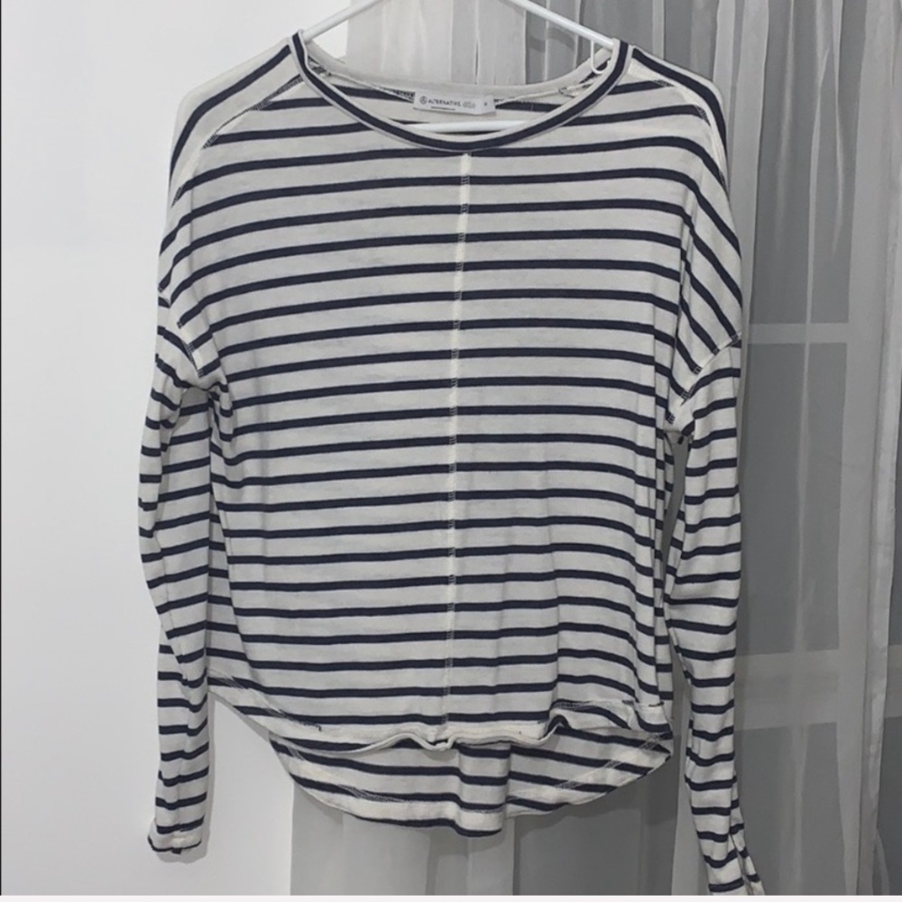 Alternative striped tee